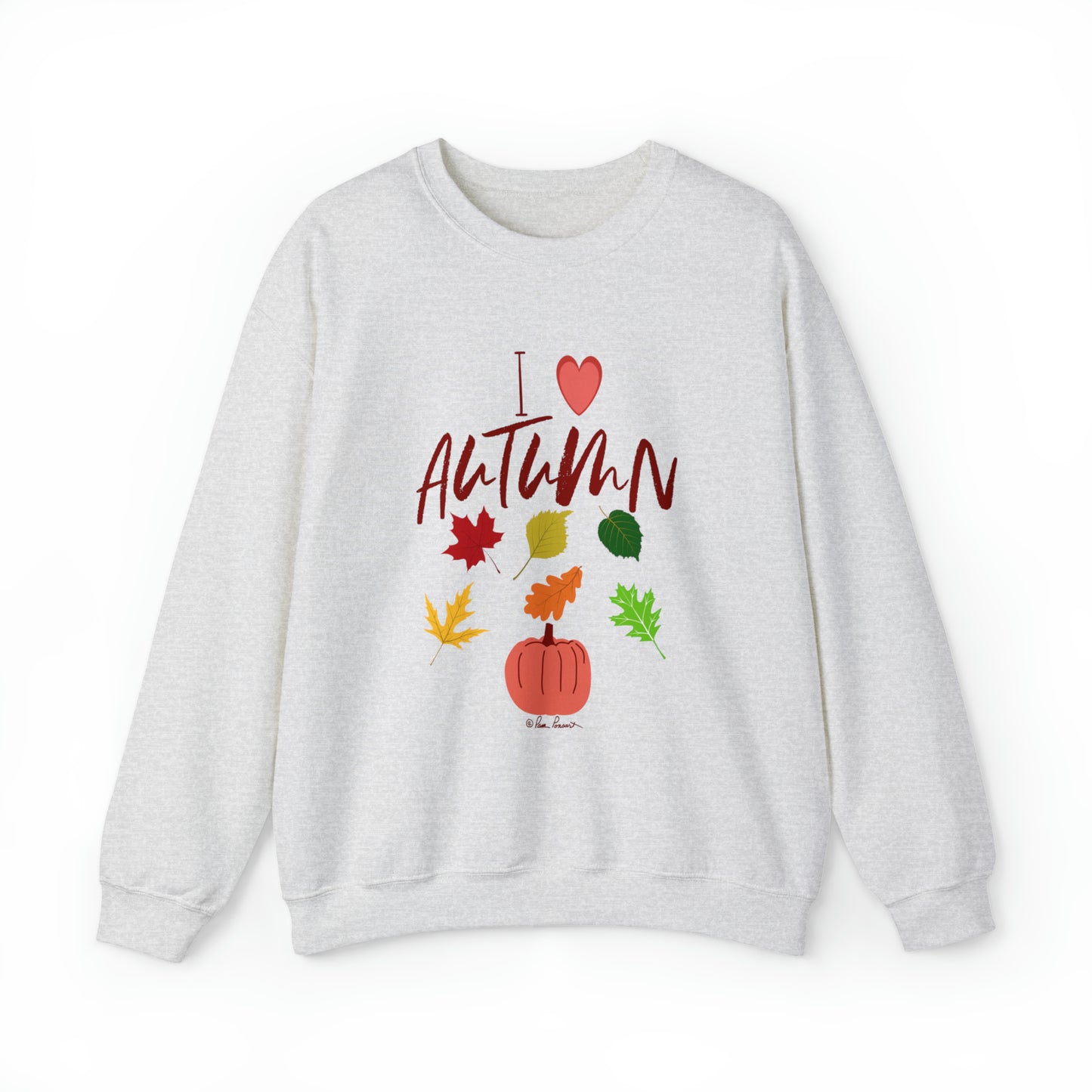 Flat front view of the Ash Grey shirt