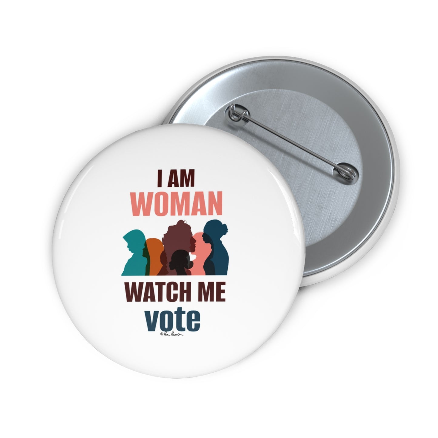 2.25" button - front and back