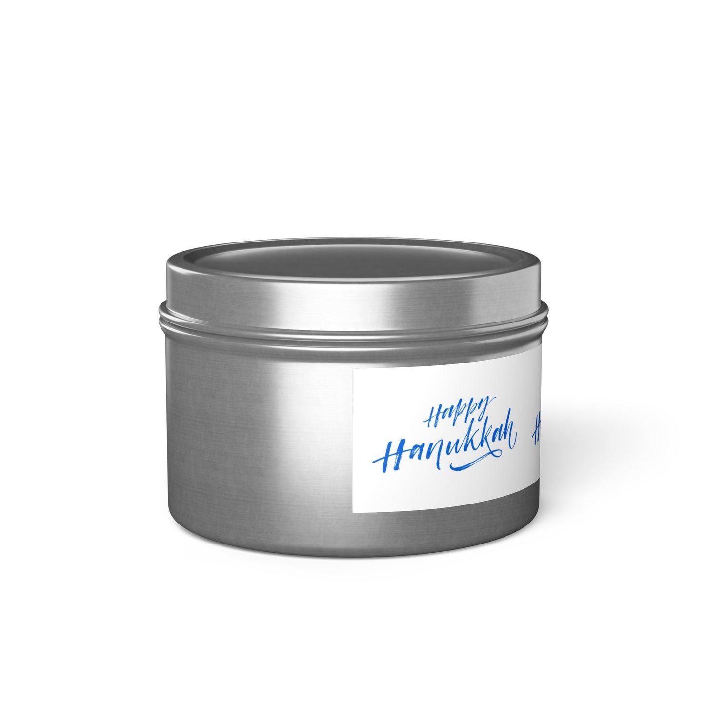 Happy Hanukkah Tin Candles: 2 sizes; Scented Candle Gift