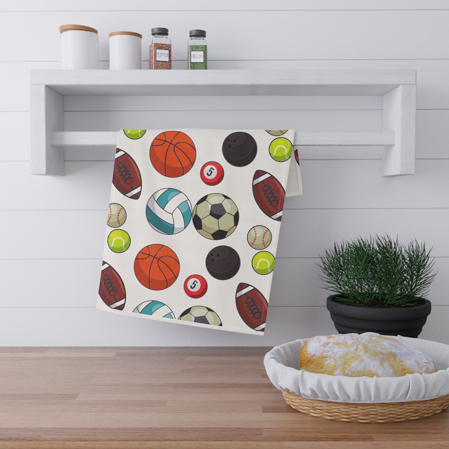 Game Day Towel: 18" x 30"; Cotton twill; Sports graphics