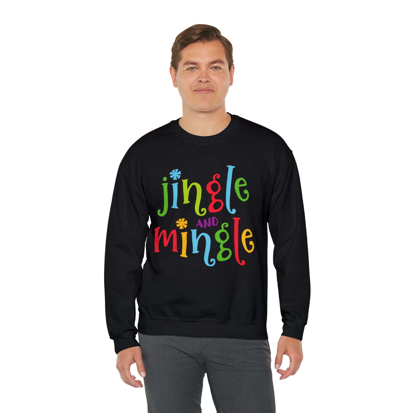 Man wearing the Black shirt