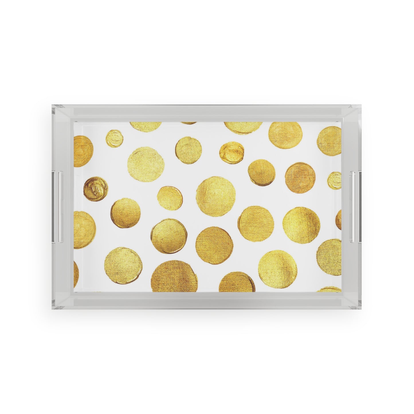 Over-view of top of tray