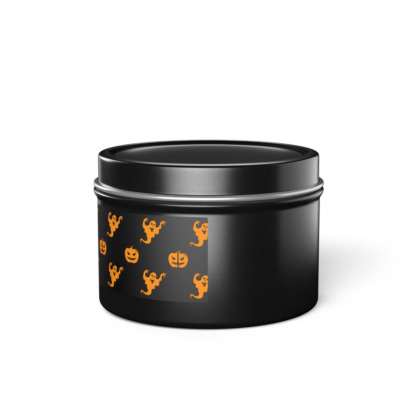 Halloween Tin Candles: 4 oz.; 2 colors; 5 Scents; Soy wax