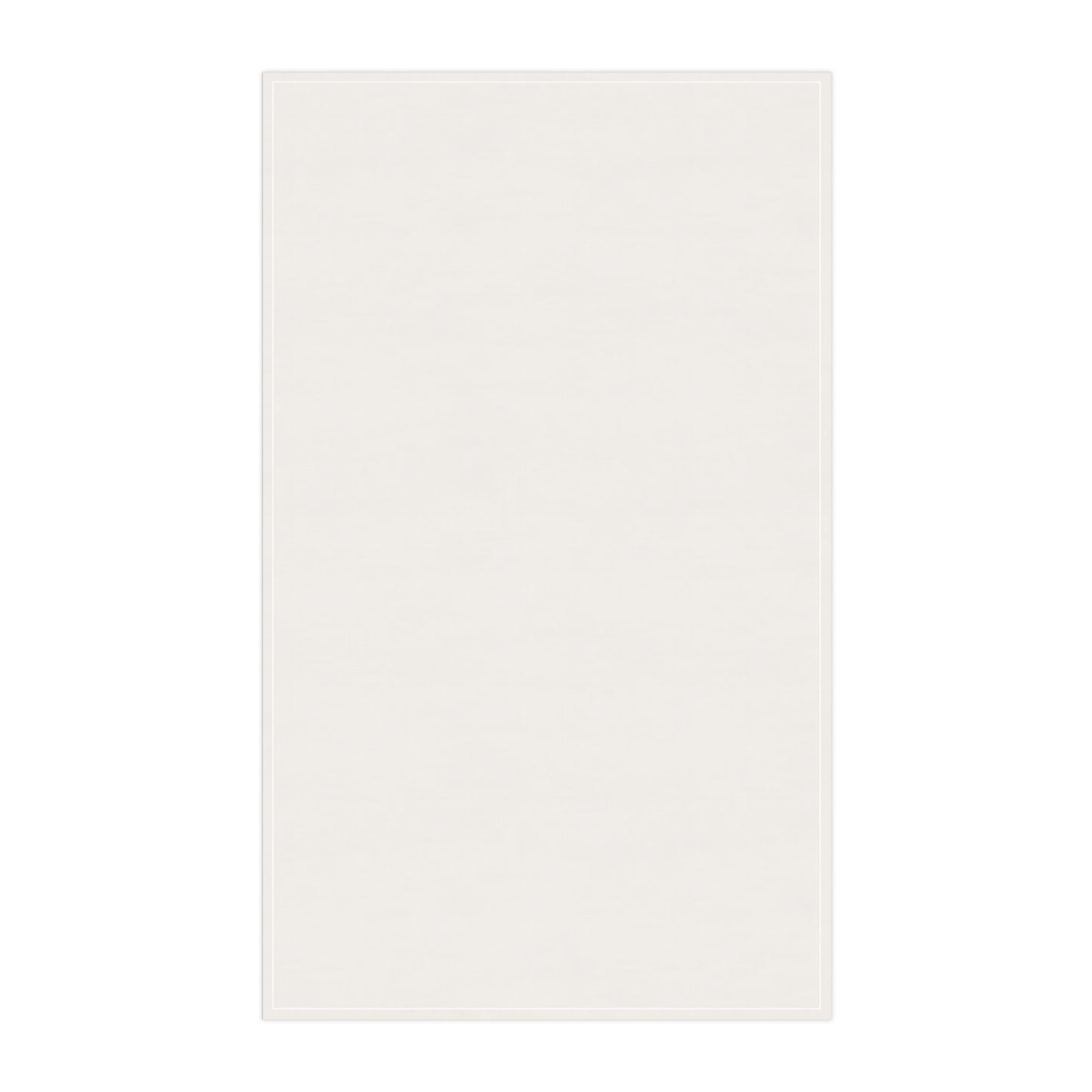 A white Easter Greeting Towel: 18" x 30"; Cotton; Graphics; Text from Printify on a plain background.