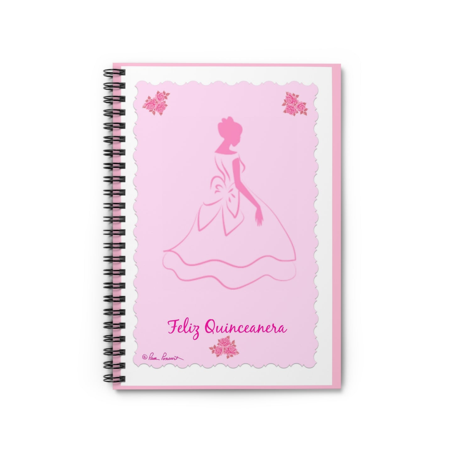 Latina Quinceanera Notebook: 6" x 8"; 118 Lined pages