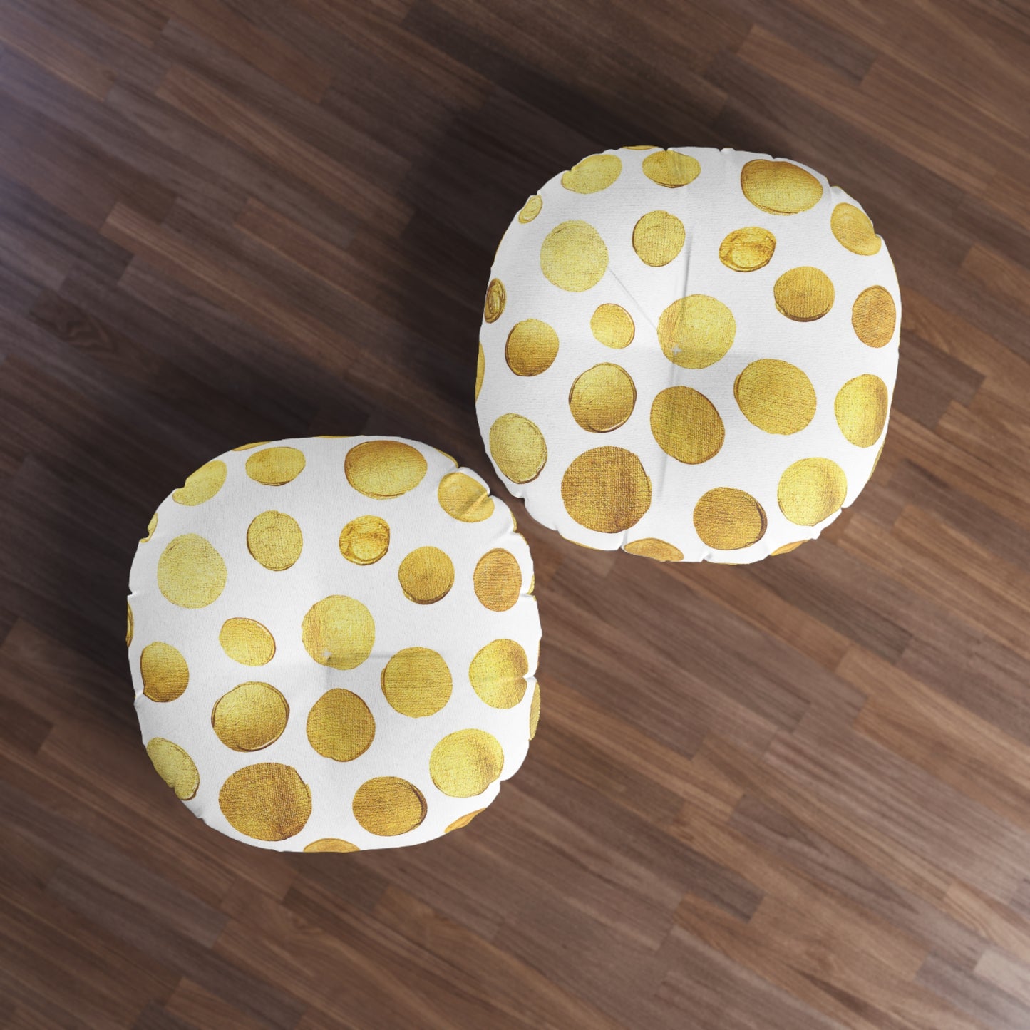 Both pillow laying on a surface