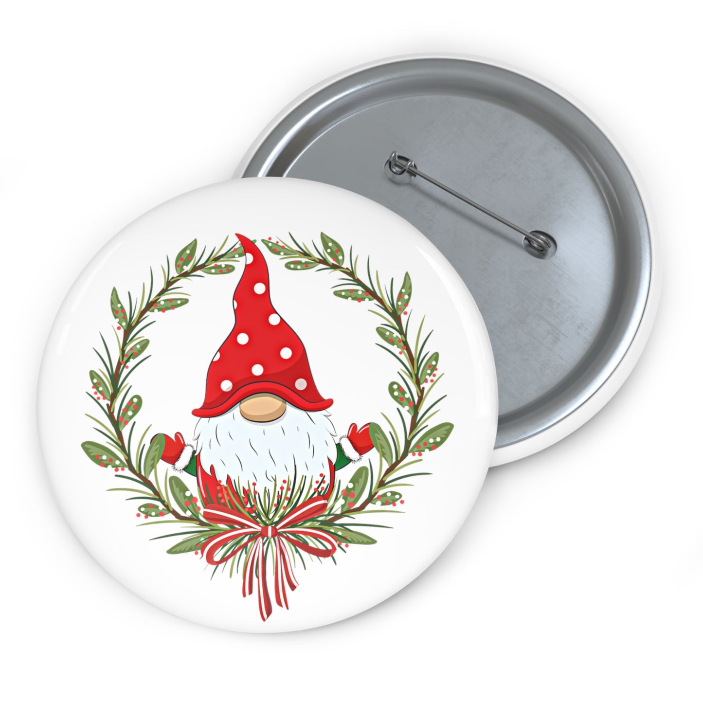 Front and back of 3" button