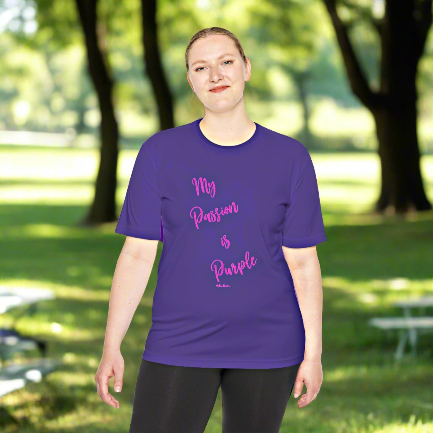 Mock up of a woman wearing the shirt