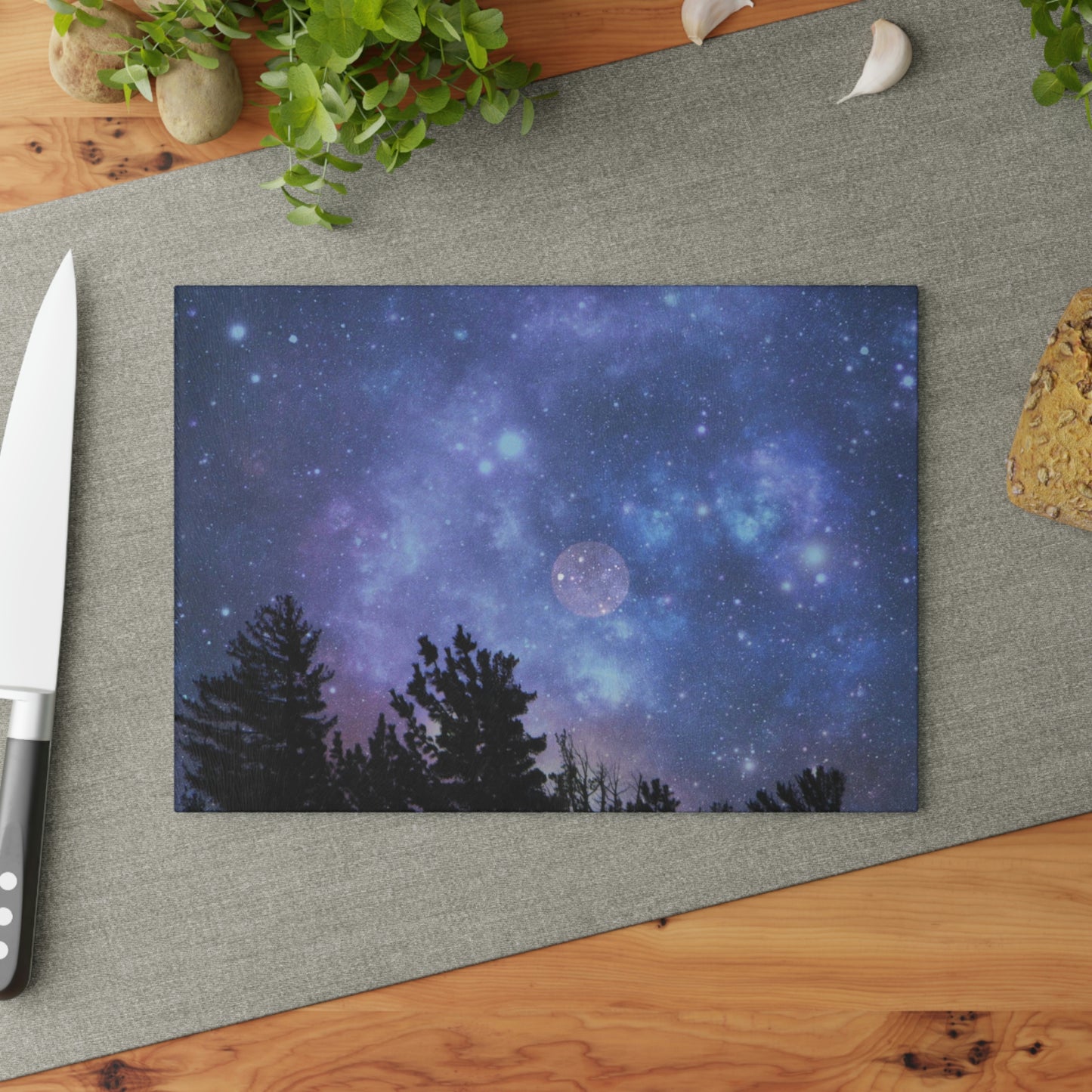 Mock up of small cutting board on a surface