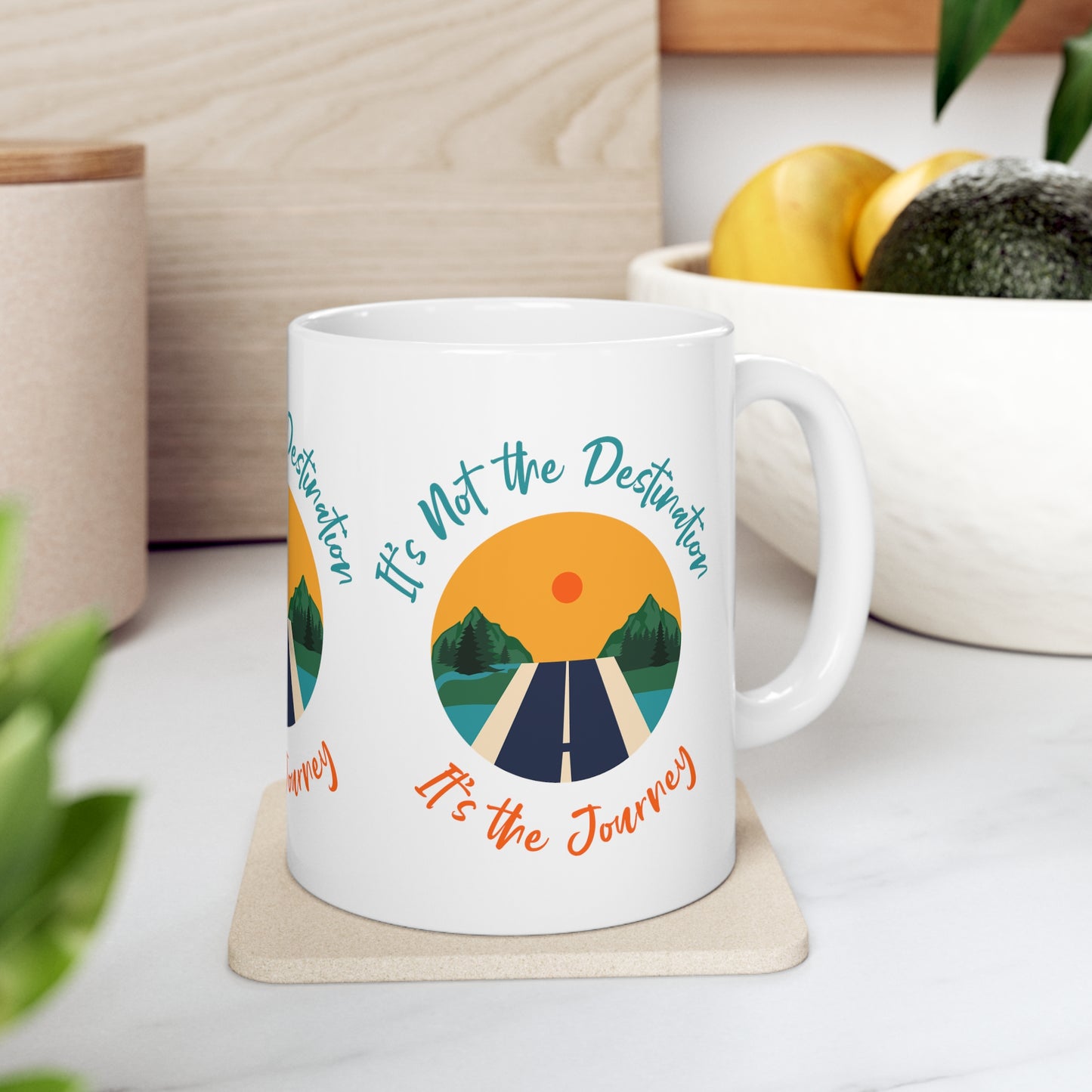 Mock up of the mug with right side showing