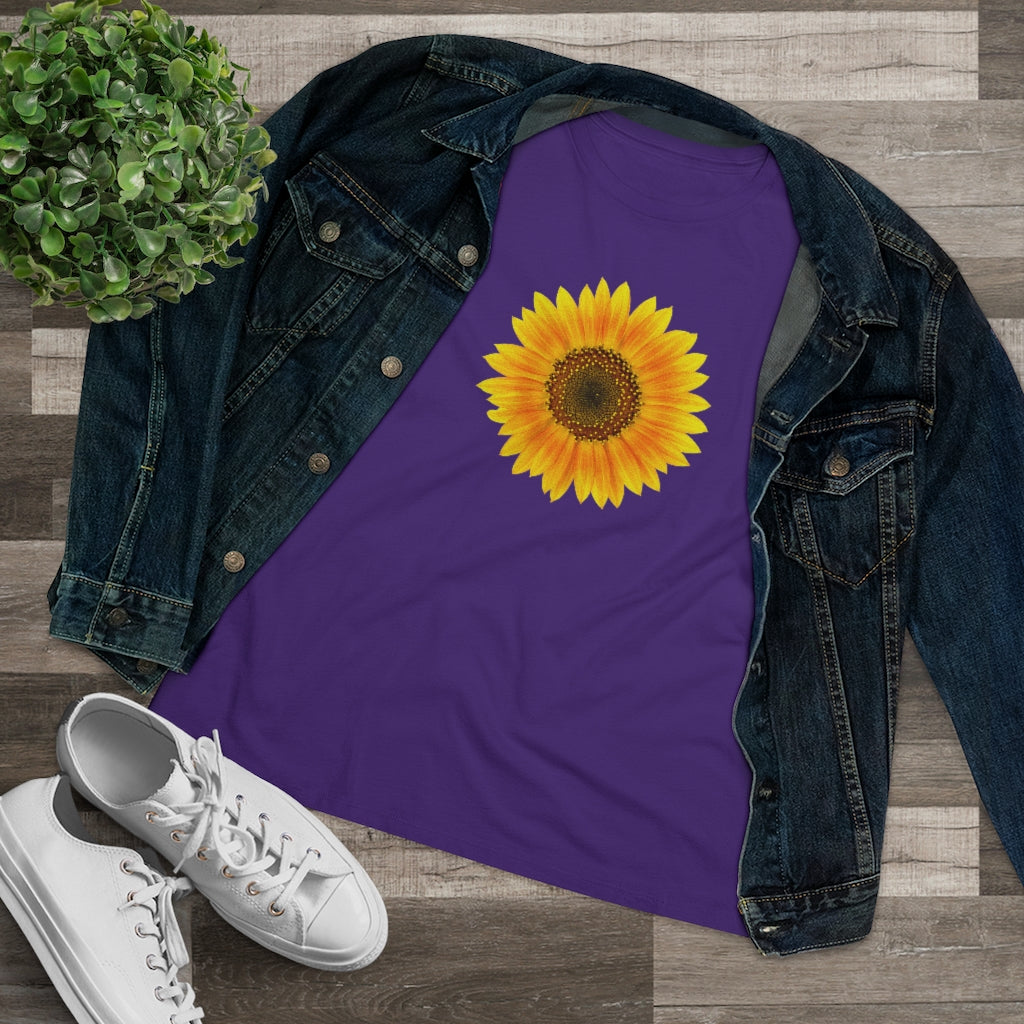 Mock up of our t-shirt inside a denim jacket