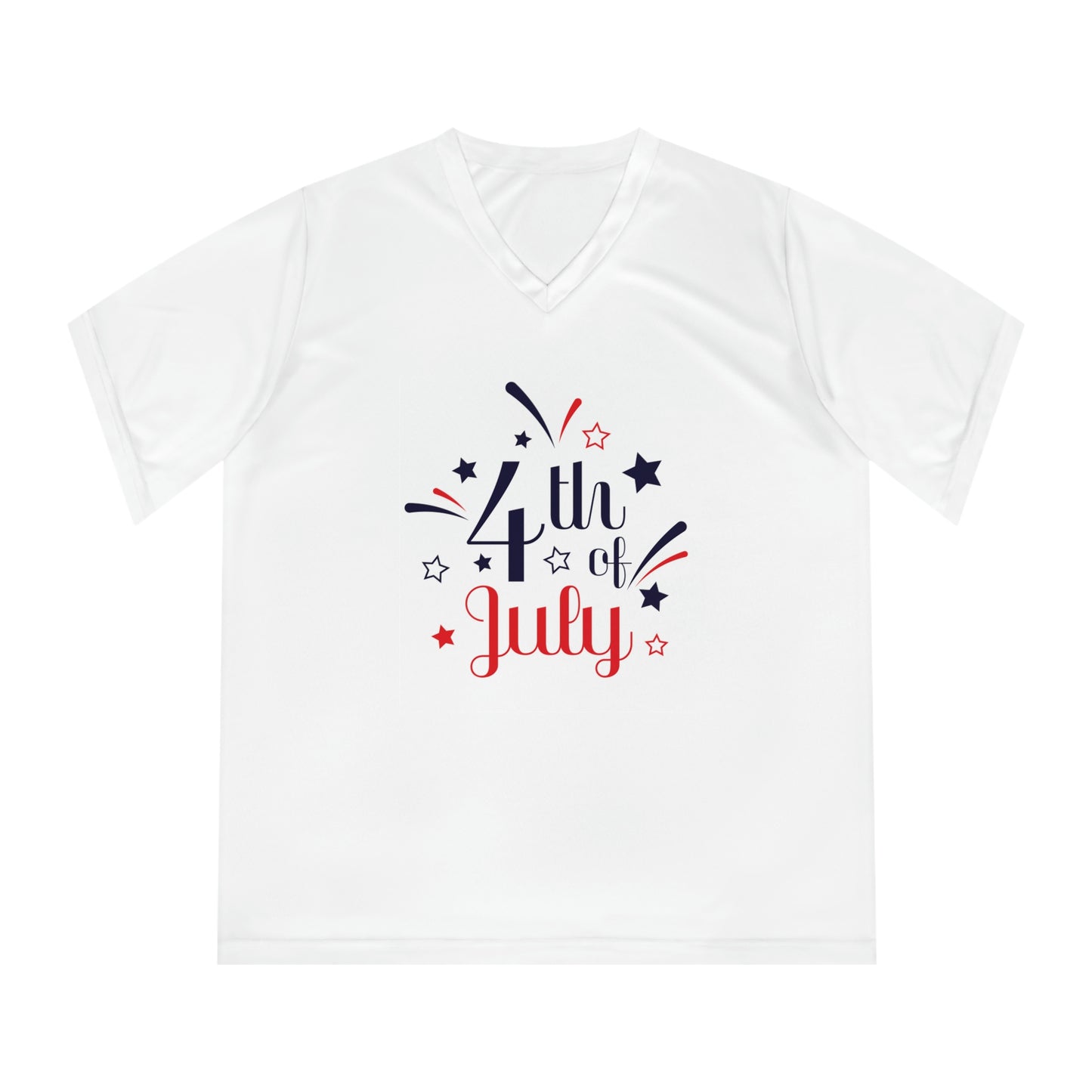 Flat front view of the white t-shirt
