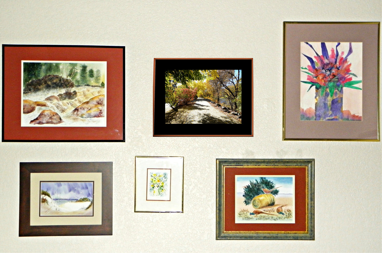 Our River-Walk Wall Art as positions on a wall