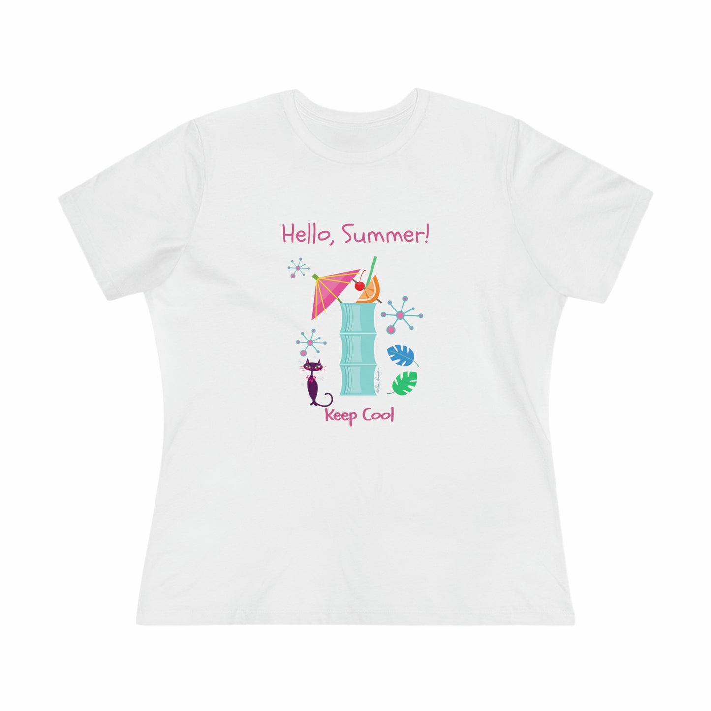 Flat front view of the t-shirt