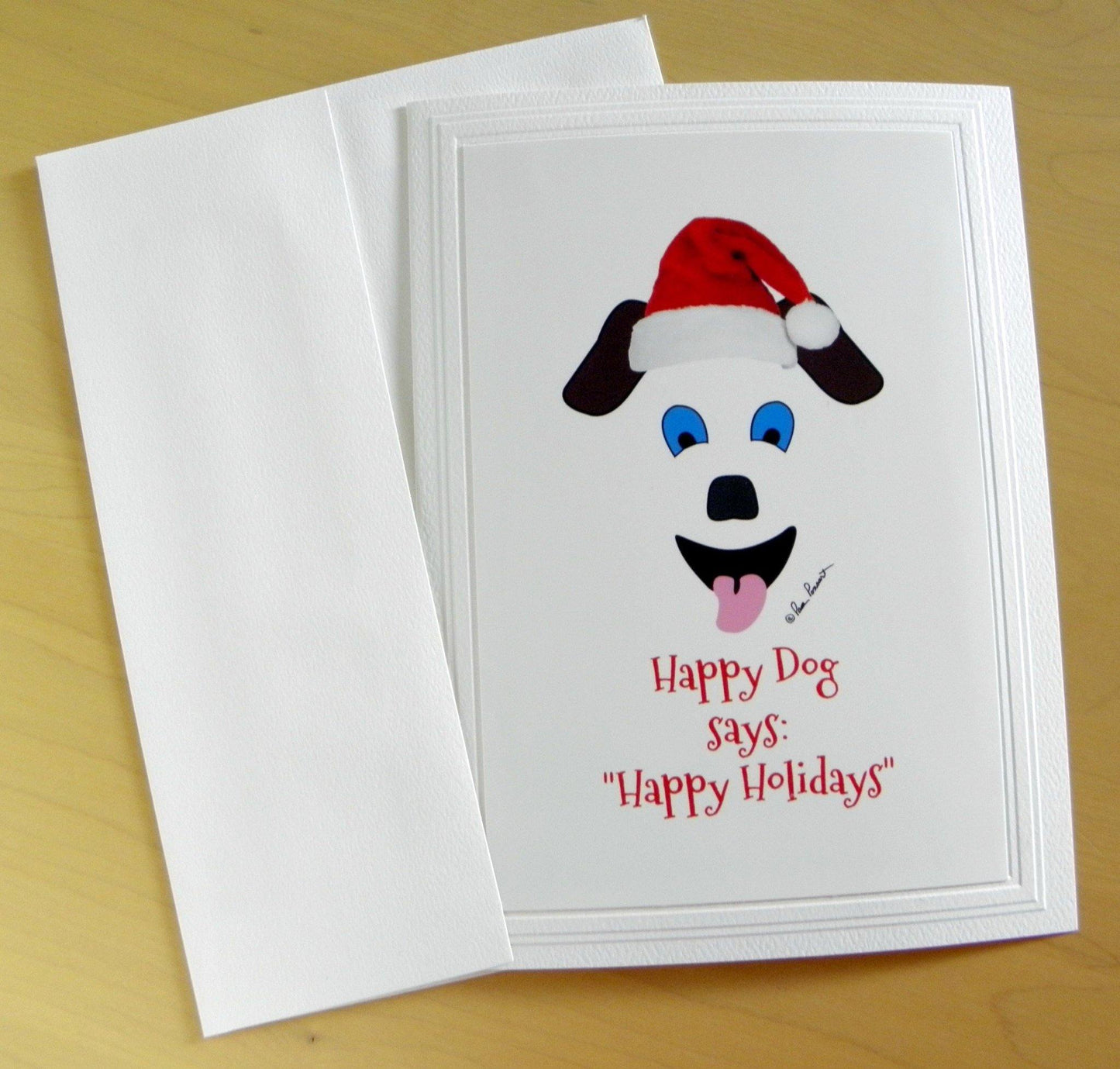 Front view of our Handcrafted Holiday Card