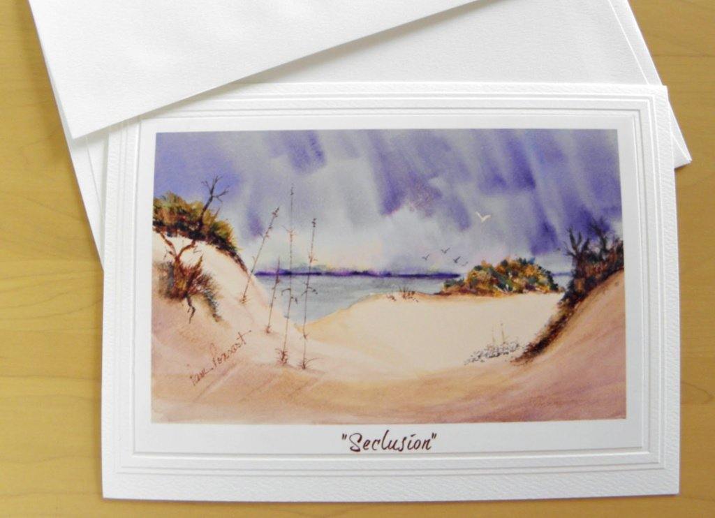 Front view of the card
