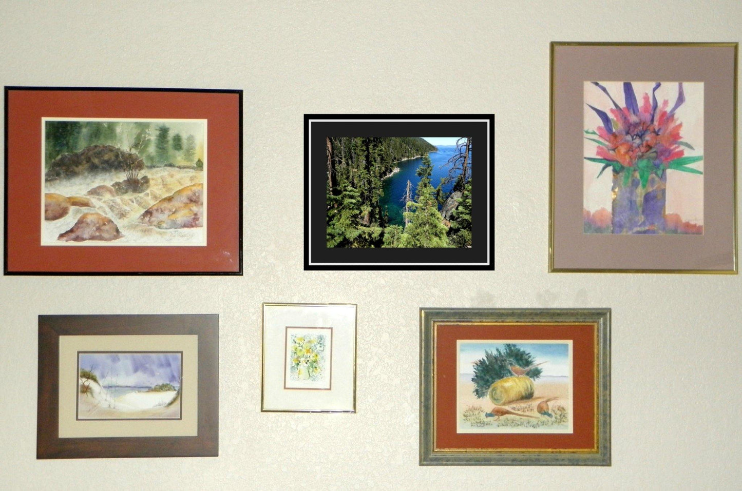 Scenic-Tahoe Wall Art as it appears on a wall