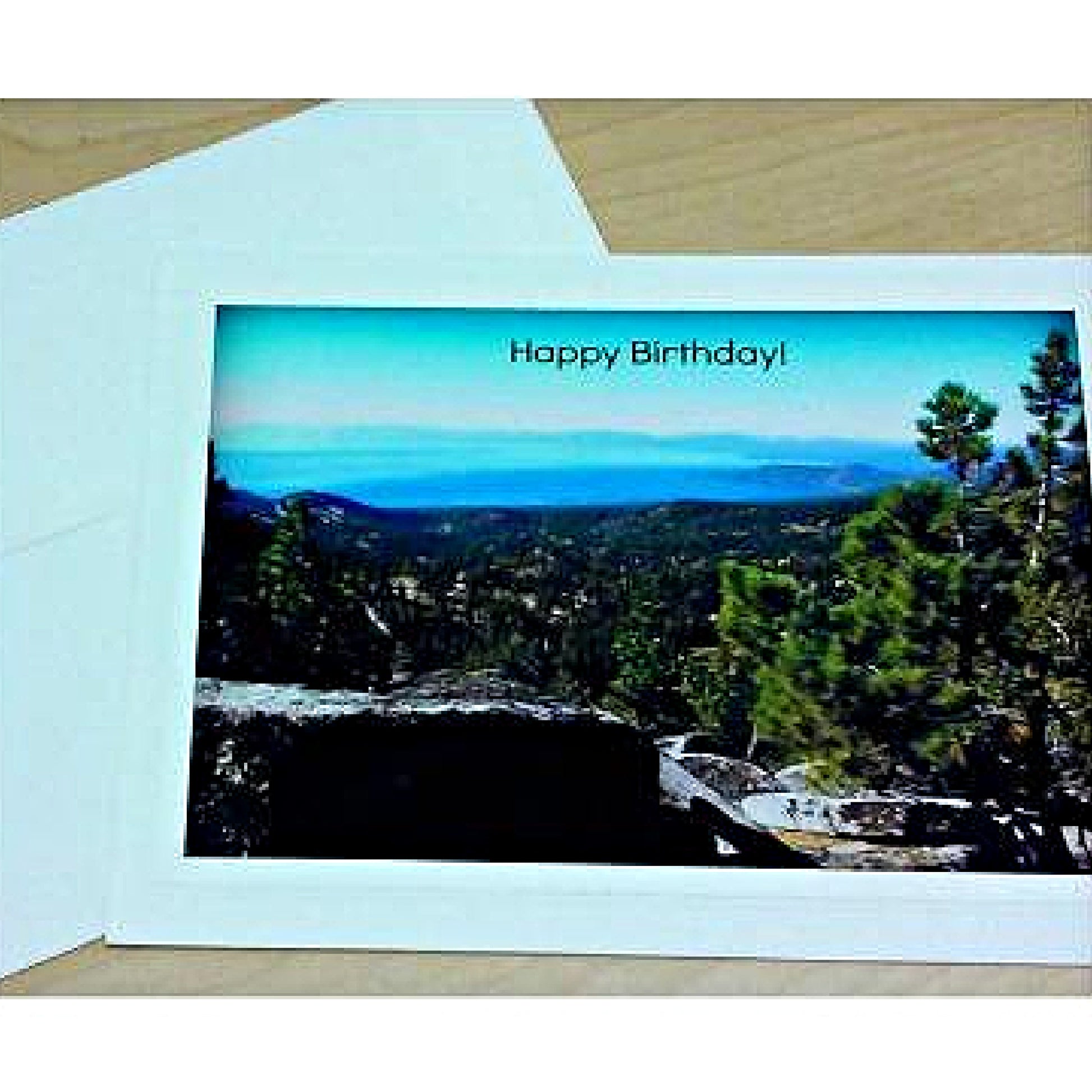 Front view of our Unisex Birthday Card