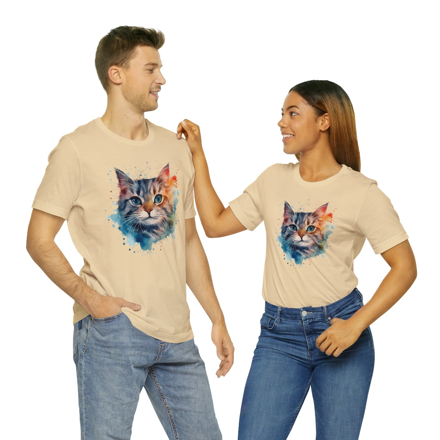 Baby-Blue Eyes T-shirt: Unisex; Cotton Jersey; Bella+Canvas