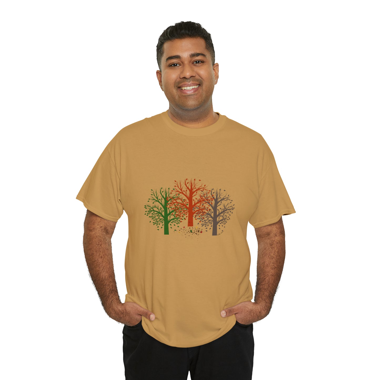 Unisex Autumn-Trees T-shirt: Cotton; 3 colors; Gildan brand