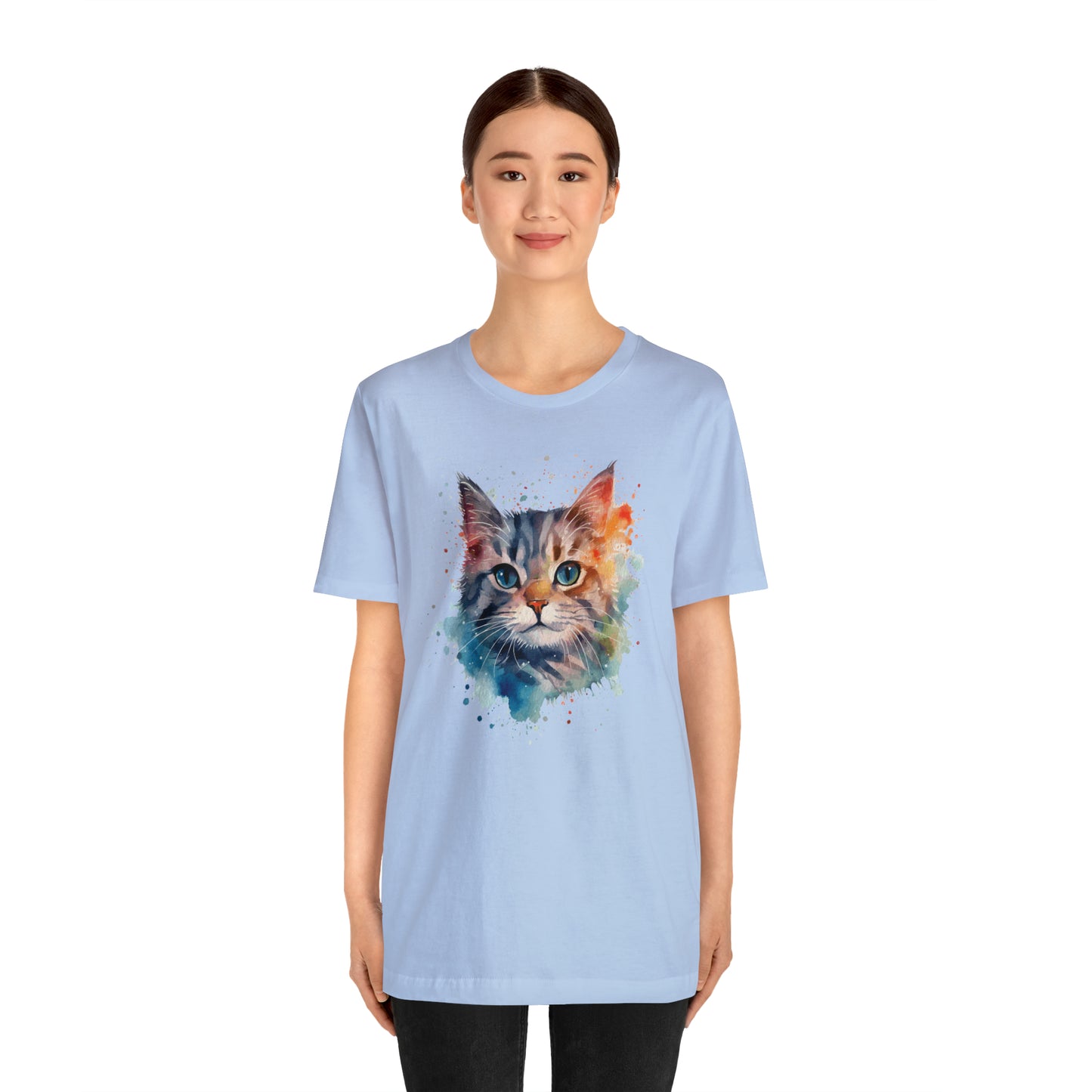 Baby-Blue Eyes T-shirt: Unisex; Cotton Jersey; Bella+Canvas