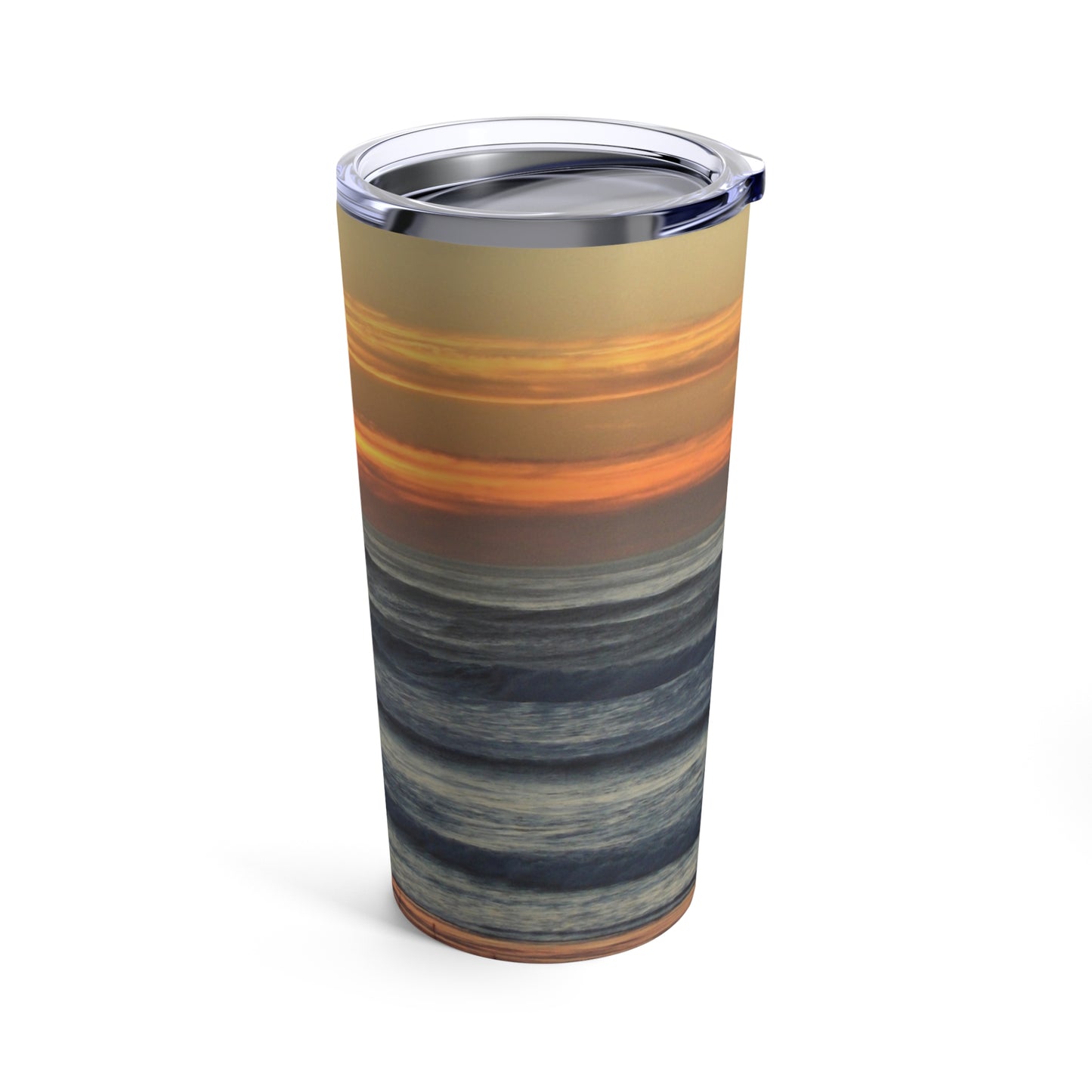 Sunset Seascape Tumbler: 20 oz.; Stainless steel; Insulated