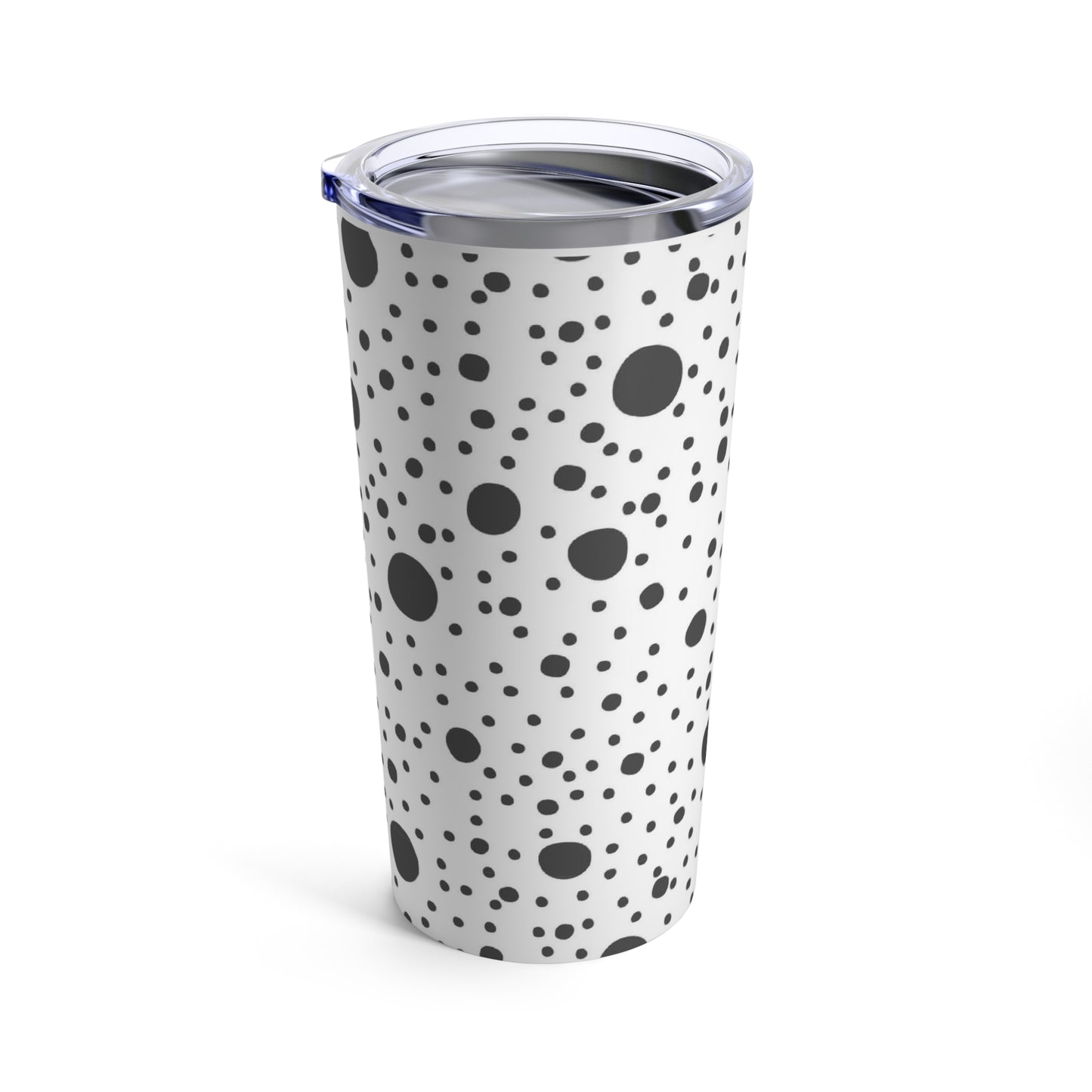 Polka Dot Tumbler: 20 oz.; Stainless steel; Insulated