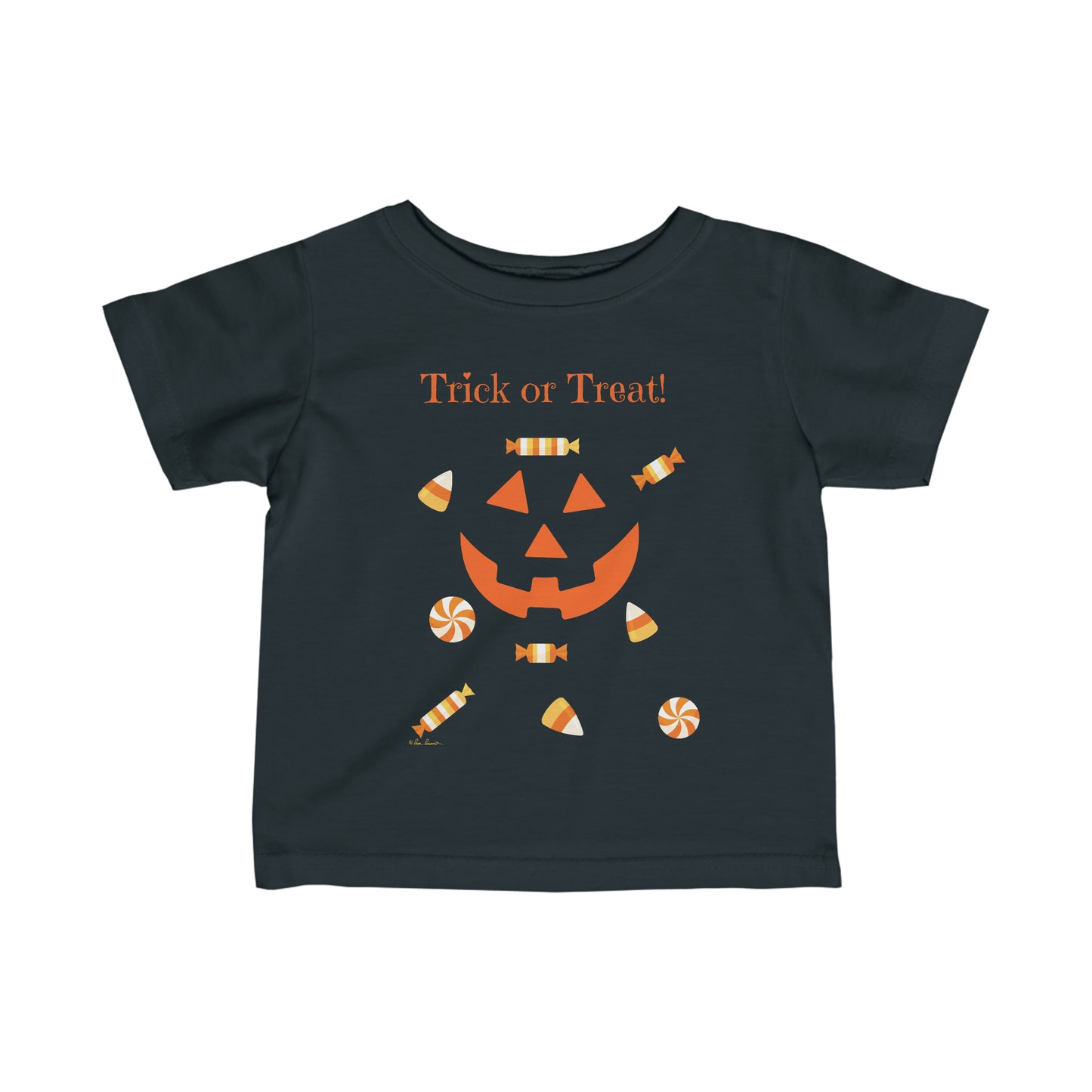 Halloween Infant-Baby T-shirt: Unisex; Rabbit Skins brand