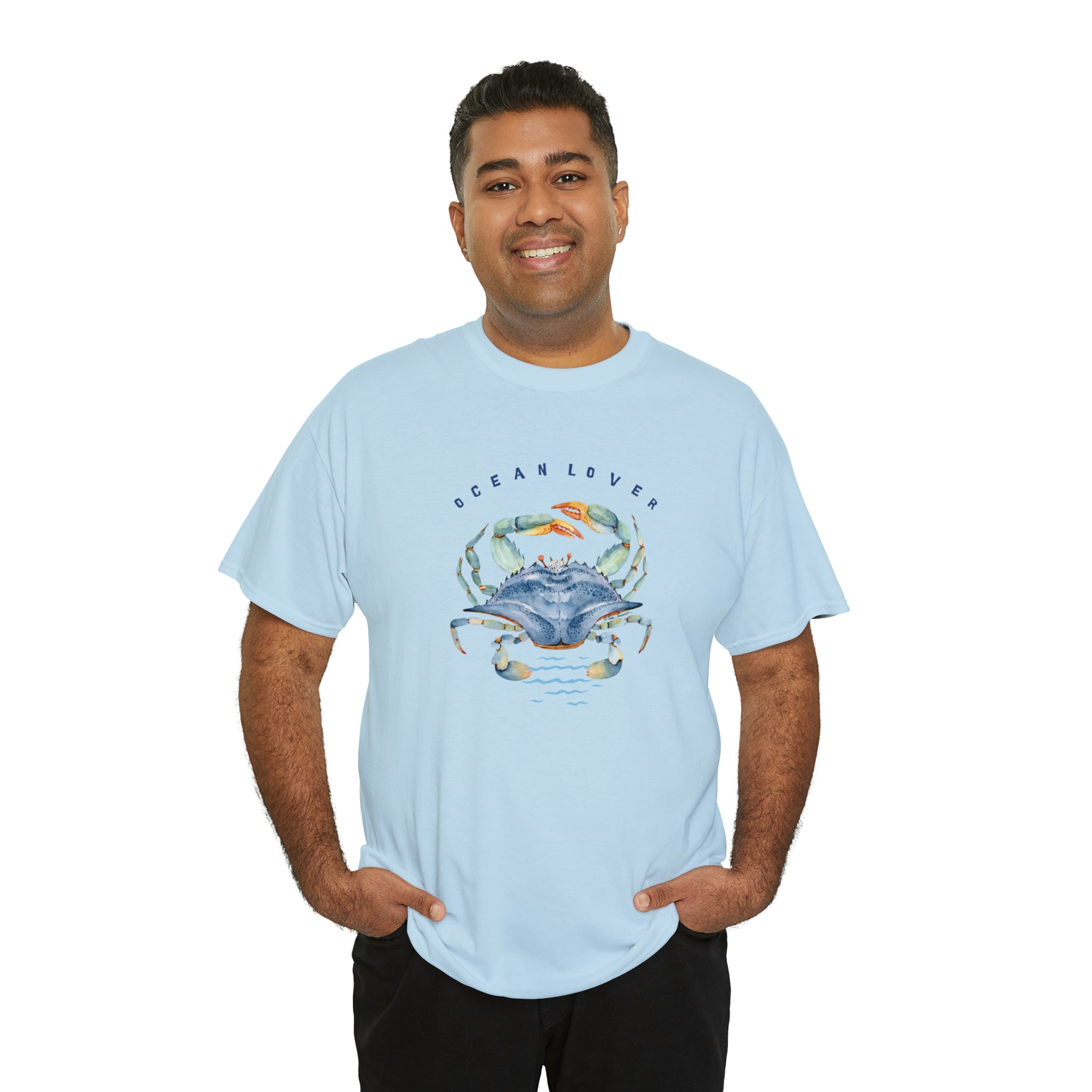 Ocean Lover Unisex T shirt Cotton 3 colors Gildan brand