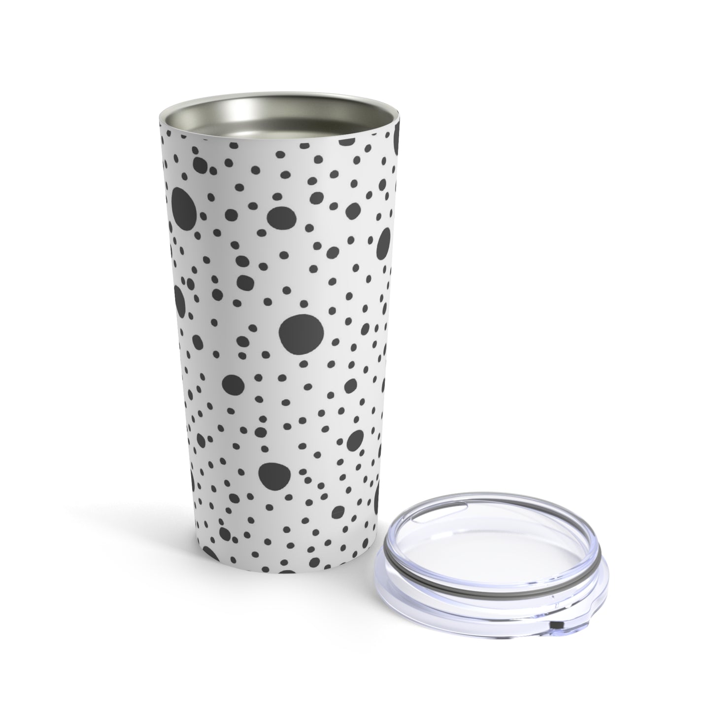 Polka Dot Tumbler: 20 oz.; Stainless steel; Insulated