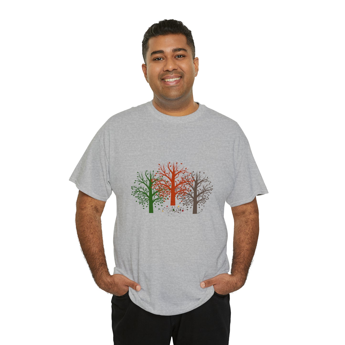 Unisex Autumn-Trees T-shirt: Cotton; 3 colors; Gildan brand