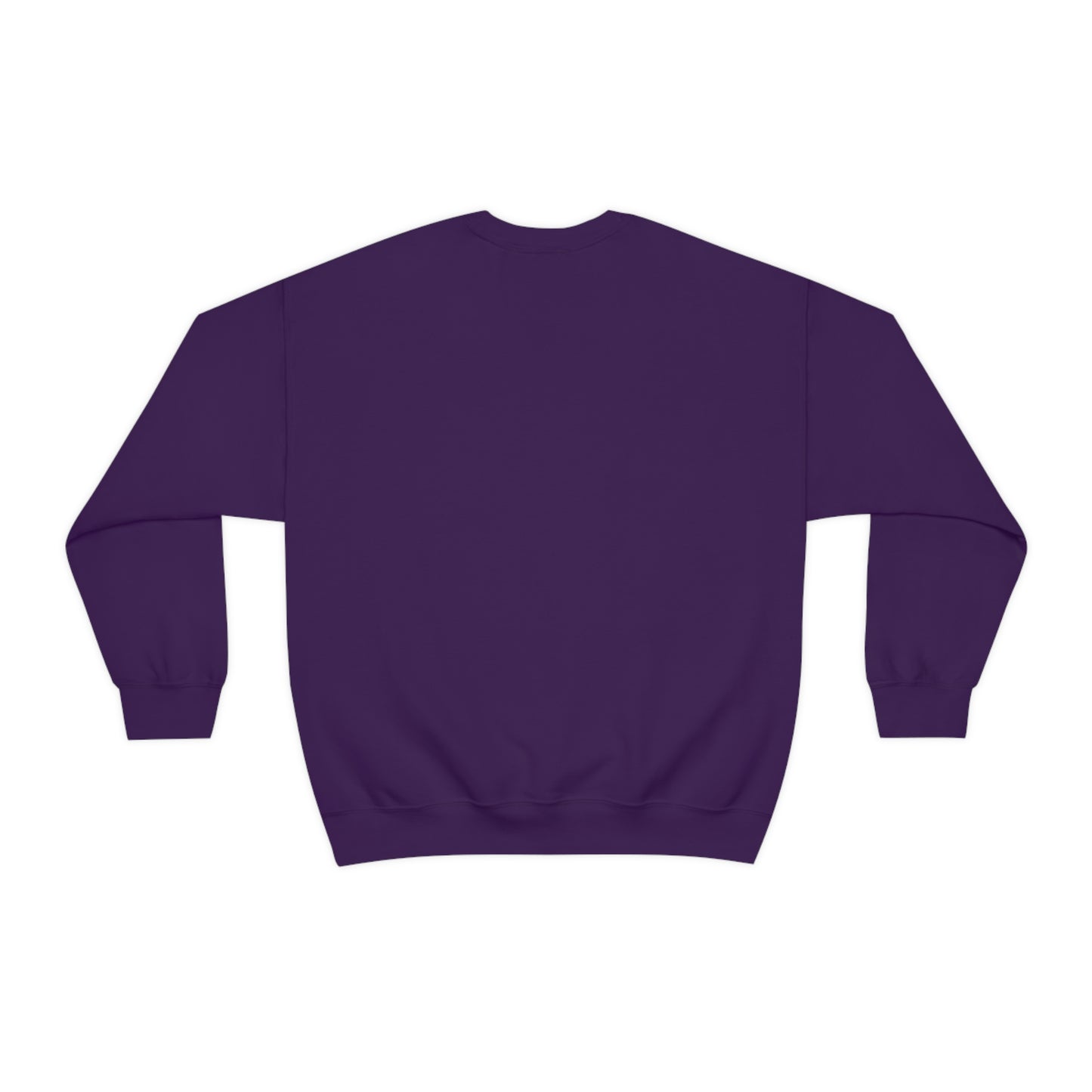 Flat back view of the Purple shirt