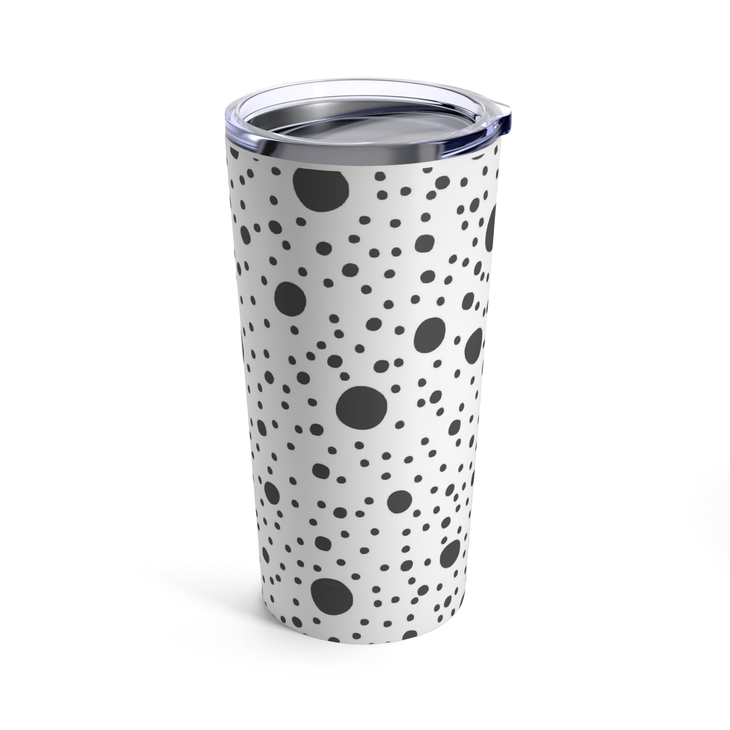 Polka Dot Tumbler: 20 oz.; Stainless steel; Insulated