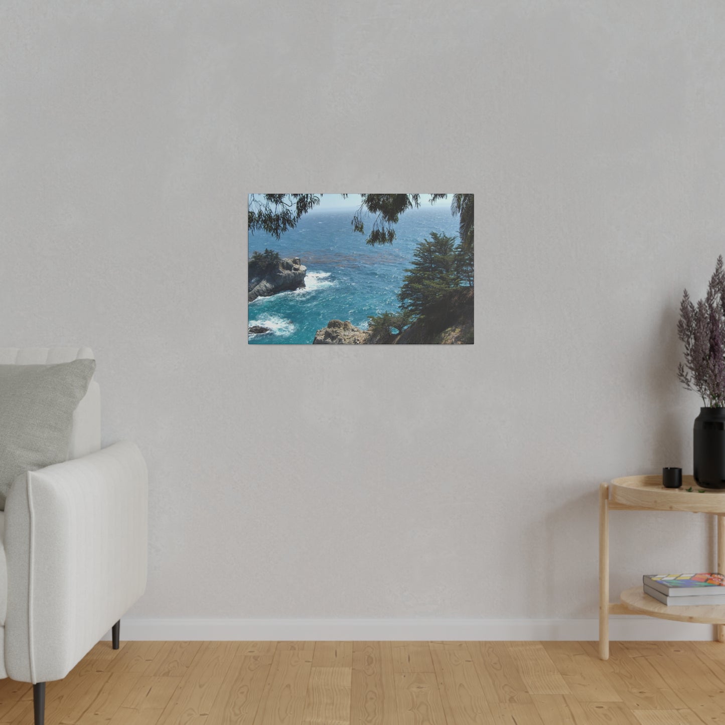 Pacific Ocean Matte-Canvas: 3 sizes; Big Sur; California