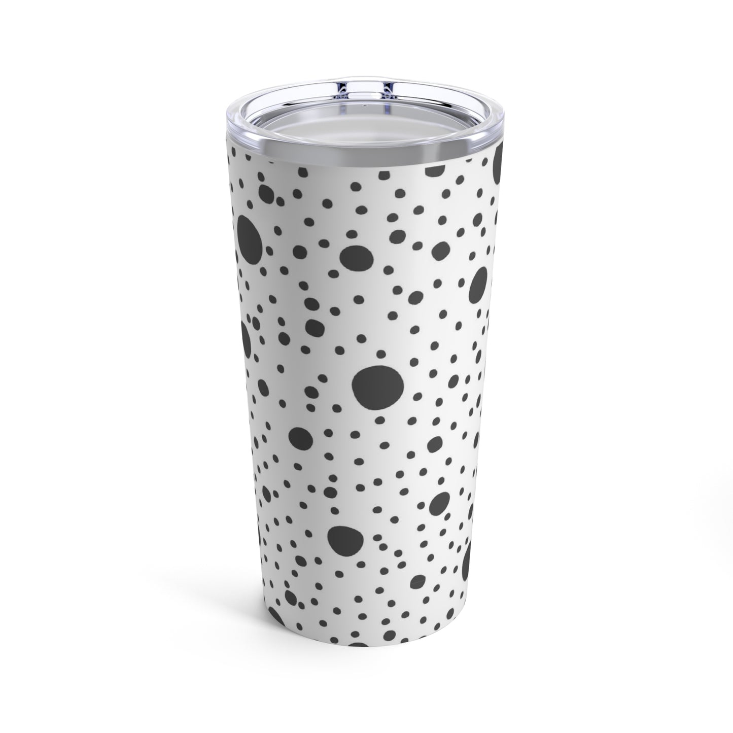 Polka Dot Tumbler: 20 oz.; Stainless steel; Insulated