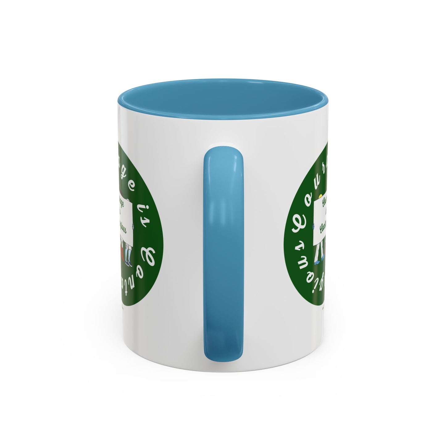 Courage Is Contagious Coffee-Mug: Inspirational | 11 oz.