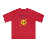 Flat front view of the Red shirt