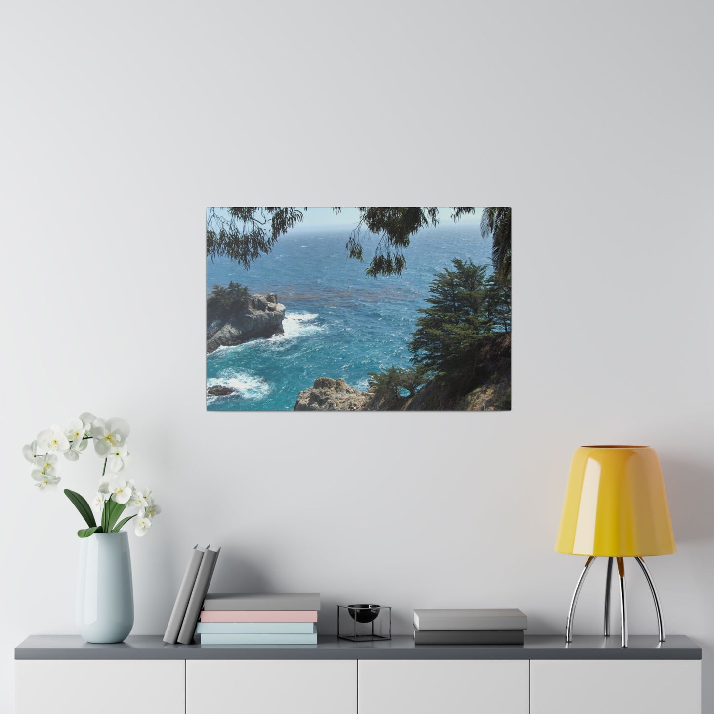 Pacific Ocean Matte-Canvas: 3 sizes; Big Sur; California