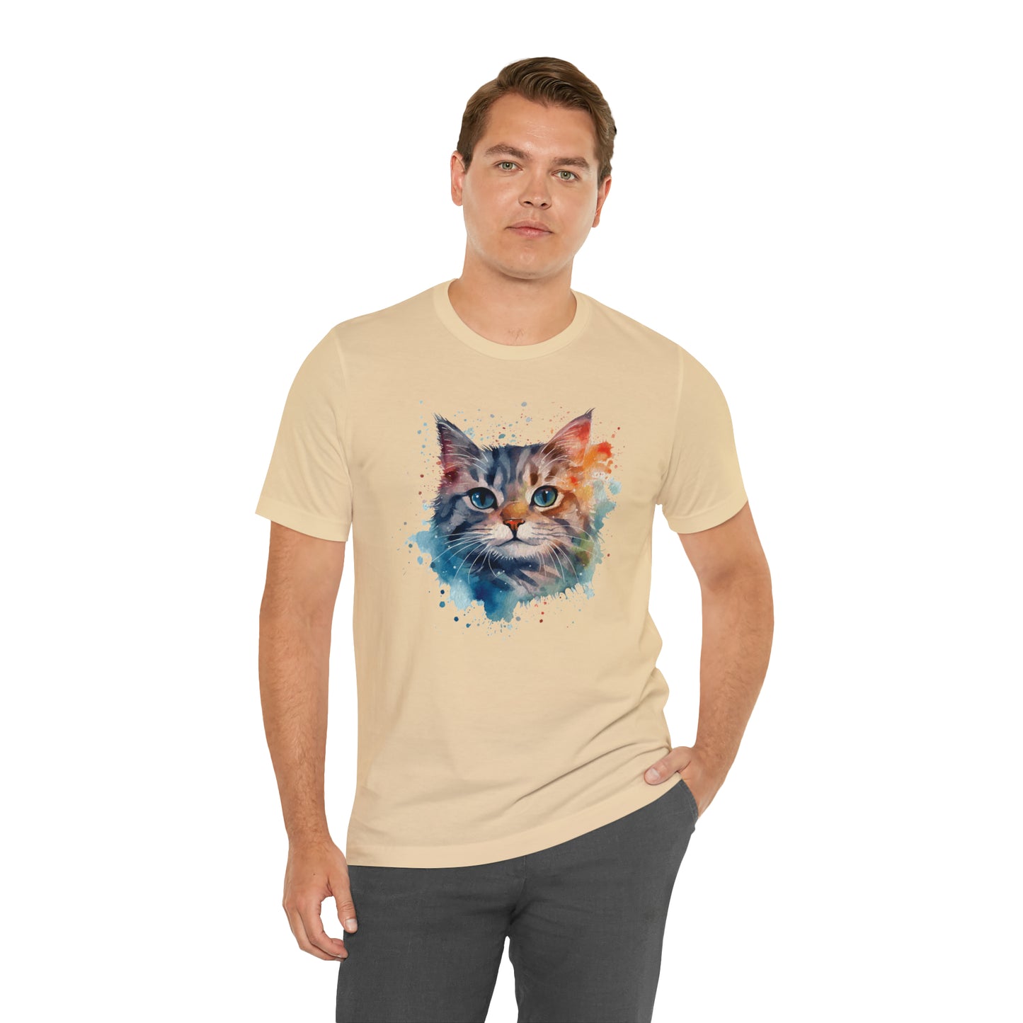 Baby-Blue Eyes T-shirt: Unisex; Cotton Jersey; Bella+Canvas