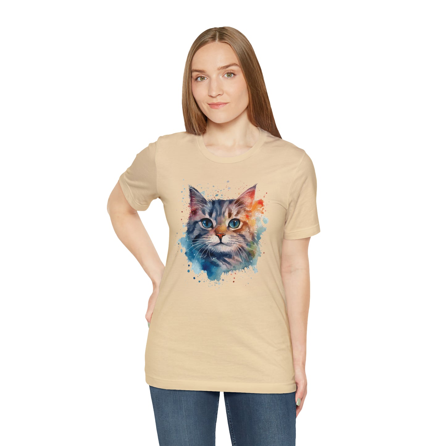 Baby-Blue Eyes T-shirt: Unisex; Cotton Jersey; Bella+Canvas