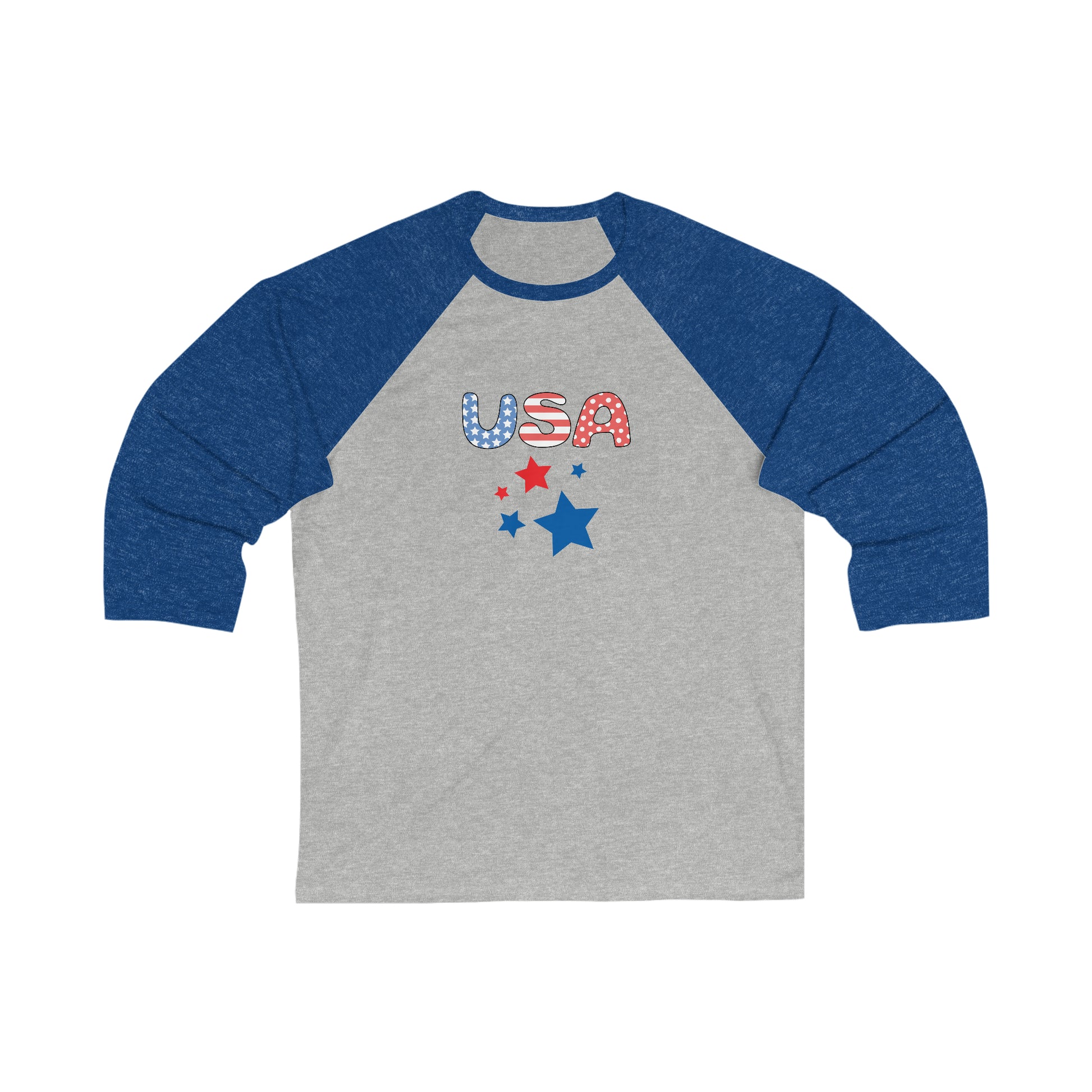 Flat front view of the True Royal shirt