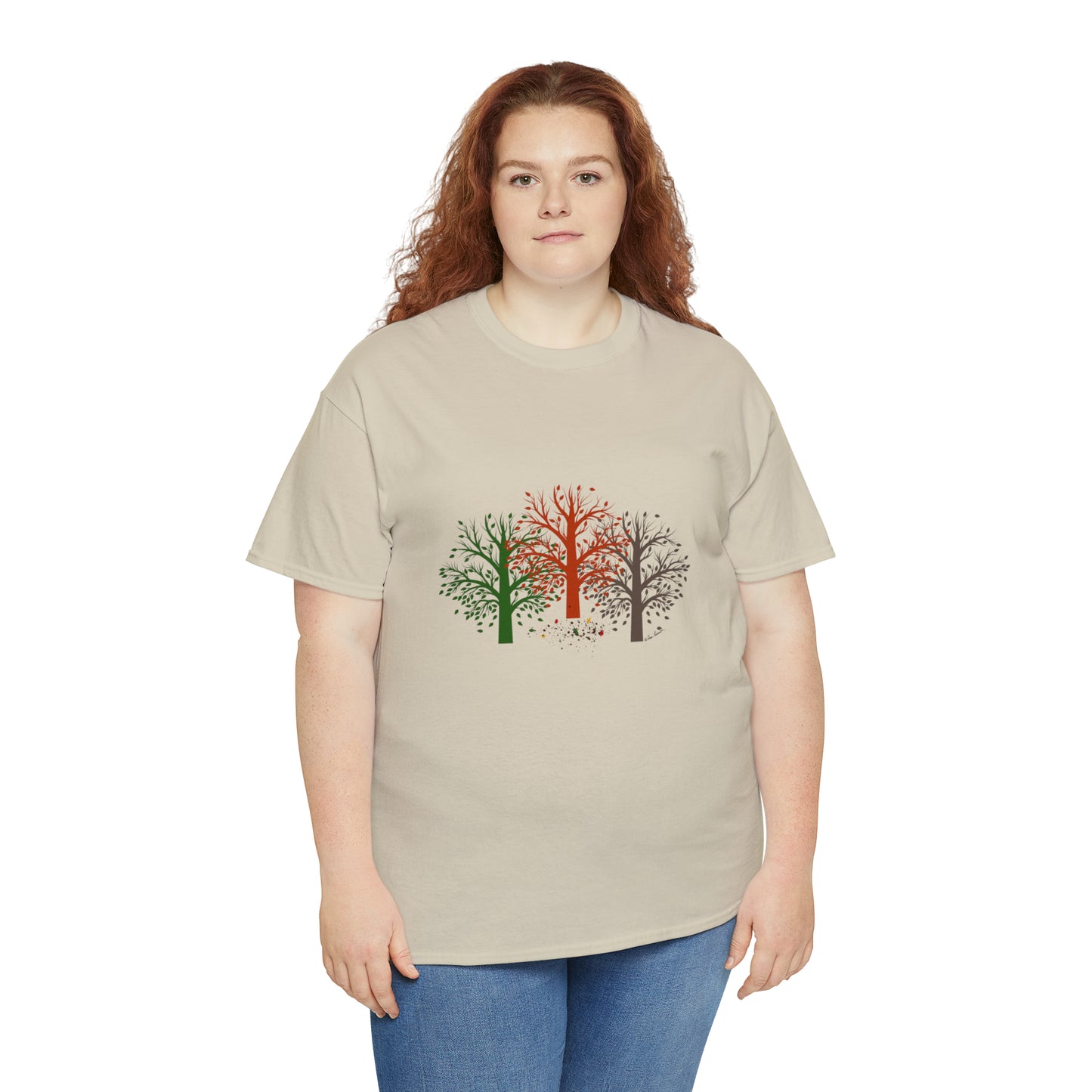 Unisex Autumn-Trees T-shirt: Cotton; 3 colors; Gildan brand