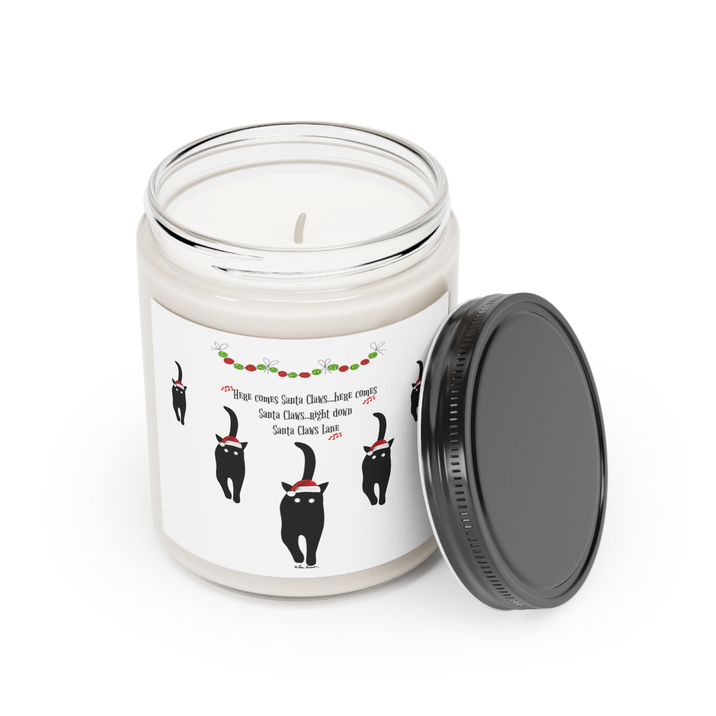 Santa Claws Candle; Scented; 9 oz.; Cinnamon stick; Soy