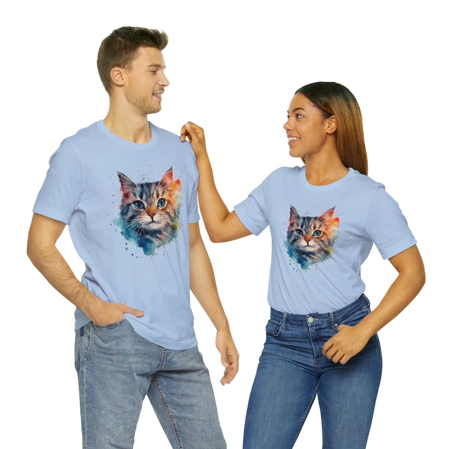 Baby-Blue Eyes T-shirt: Unisex; Cotton Jersey; Bella+Canvas