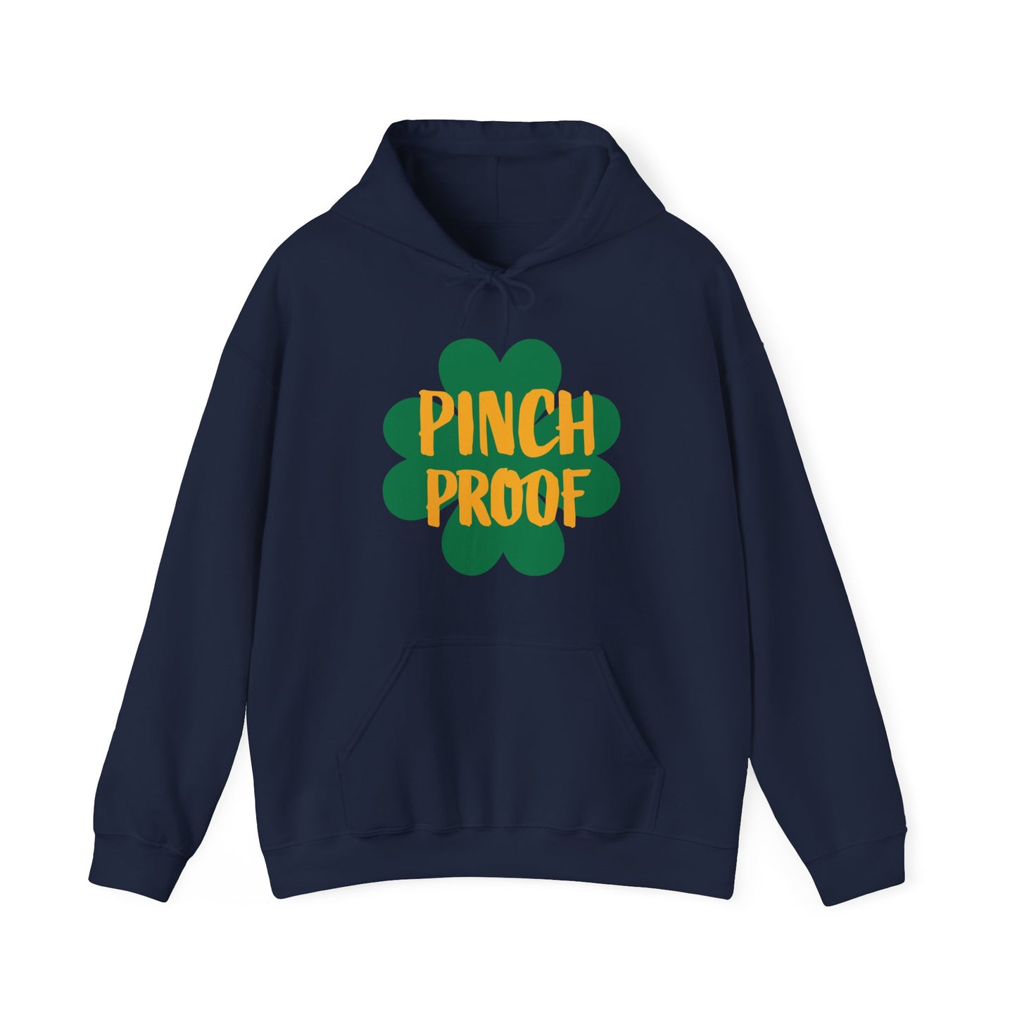 Flat front view of Navy Hoodie
