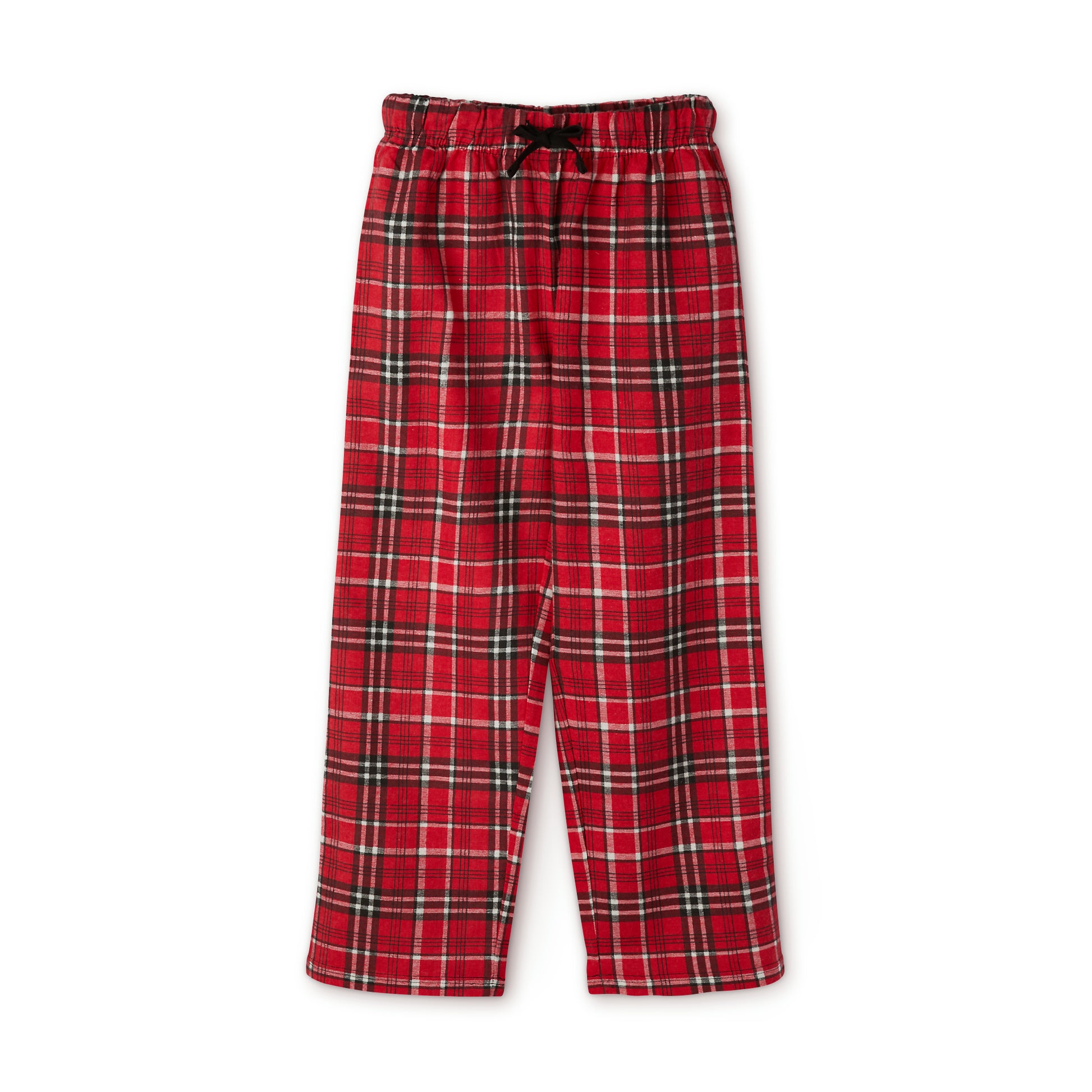 Red and black plaid pants made from 100% cotton.
Product Name: Youth Long-Sleeve Pajama-Set: 2 pc.; 4 sizes; Red Plaid
Brand Name: Printify
