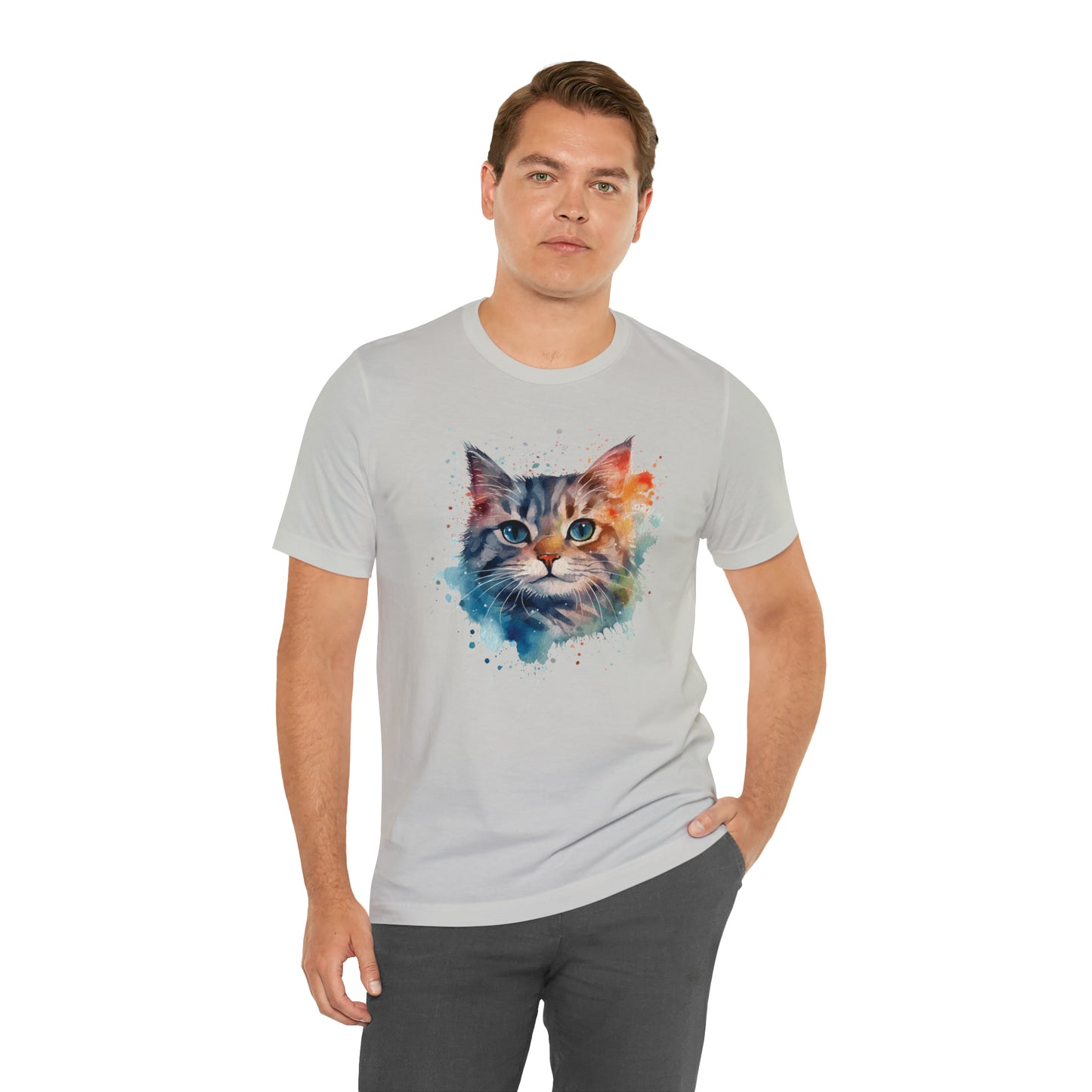 Baby-Blue Eyes T-shirt: Unisex; Cotton Jersey; Bella+Canvas