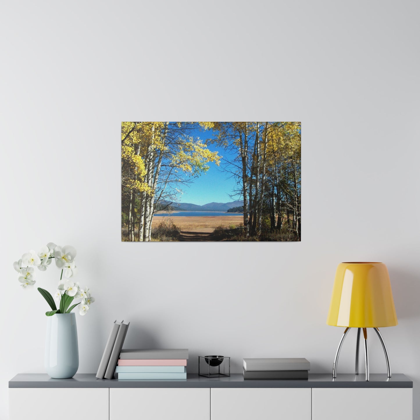 Golden Trees Trail Matte-Canvas: 3 sizes; Panoramic; Scenic