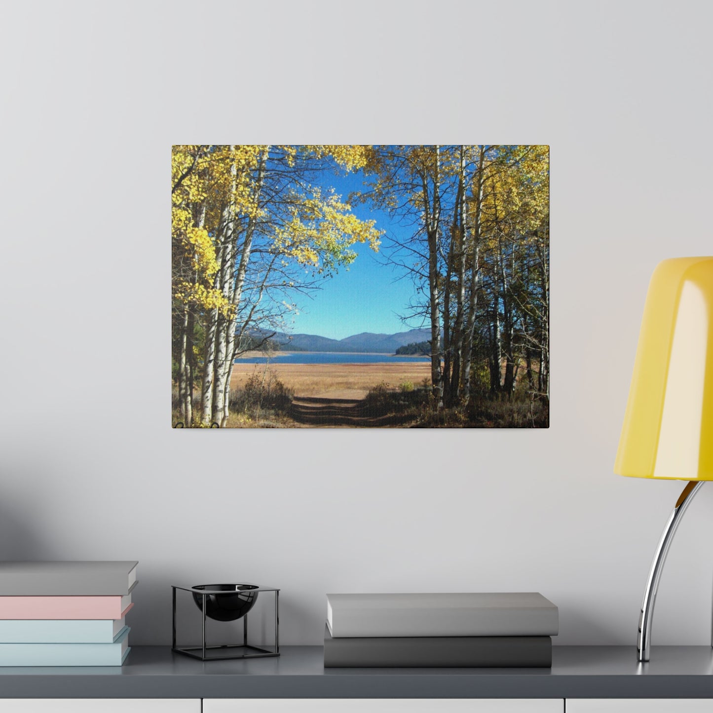 Golden Trees Trail Matte-Canvas: 3 sizes; Panoramic; Scenic