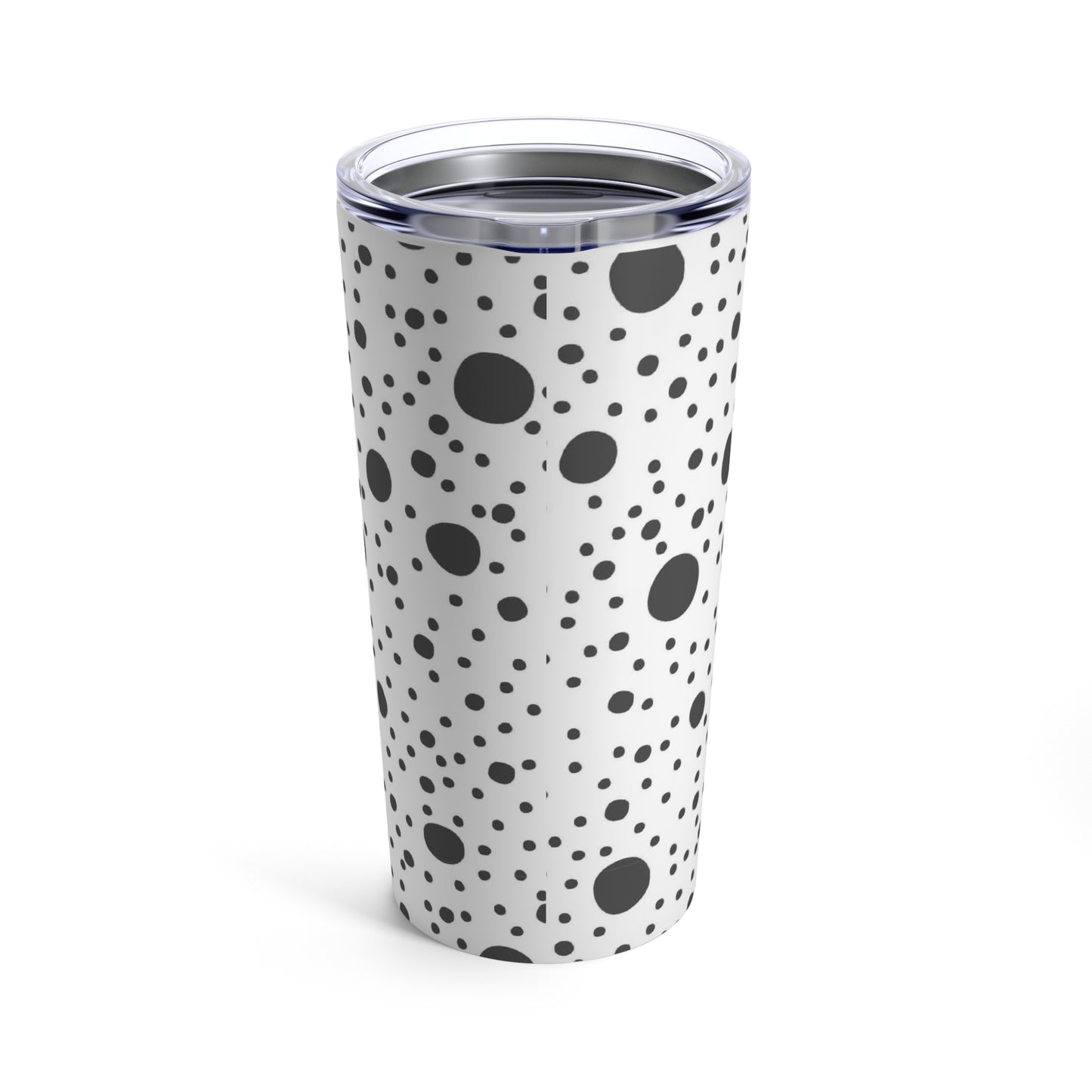 Polka Dot Tumbler: 20 oz.; Stainless steel; Insulated